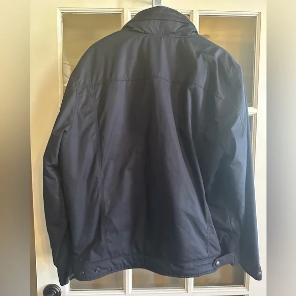 Polo Ralph Lauren Men’s Navy Blue Fleece Lined Coat size Large - Picture 8 of 11